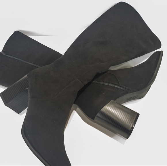 Alfani Wylde Block Heel Boots Black -10 - Picture 6 of 8